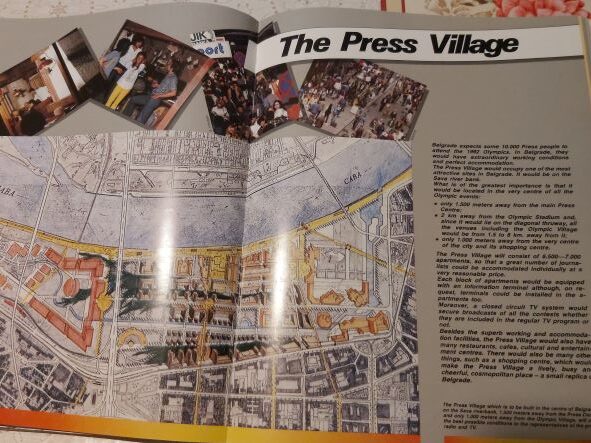 Novinarsko selo - Beograd kao potencijalni domaćin olimpijade 1992. godine